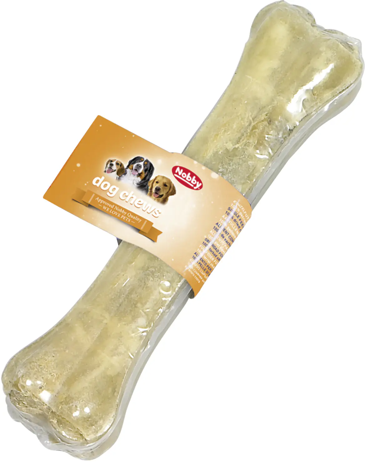 Nobby Kauknochen gepresst 21,5 cm 230 g