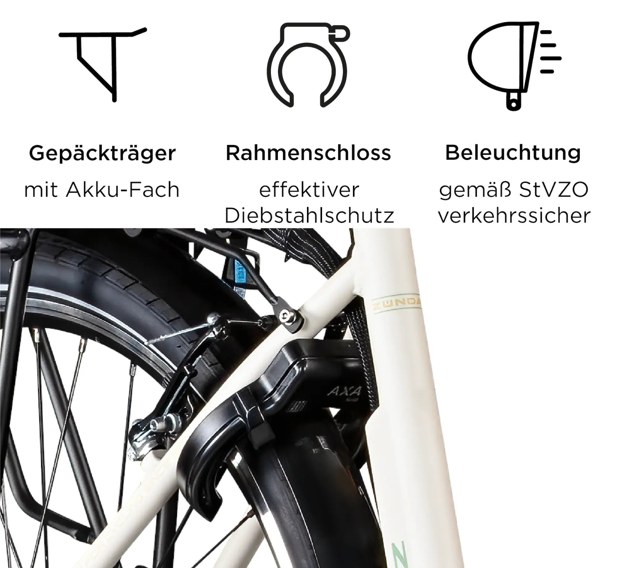 Zündapp E-Bike Z503 City 26 Zoll 7-Gang 522 Wh antique white Zündapp E-Bike Z503 City 26 Zoll 7-Gang 522 Wh antique white