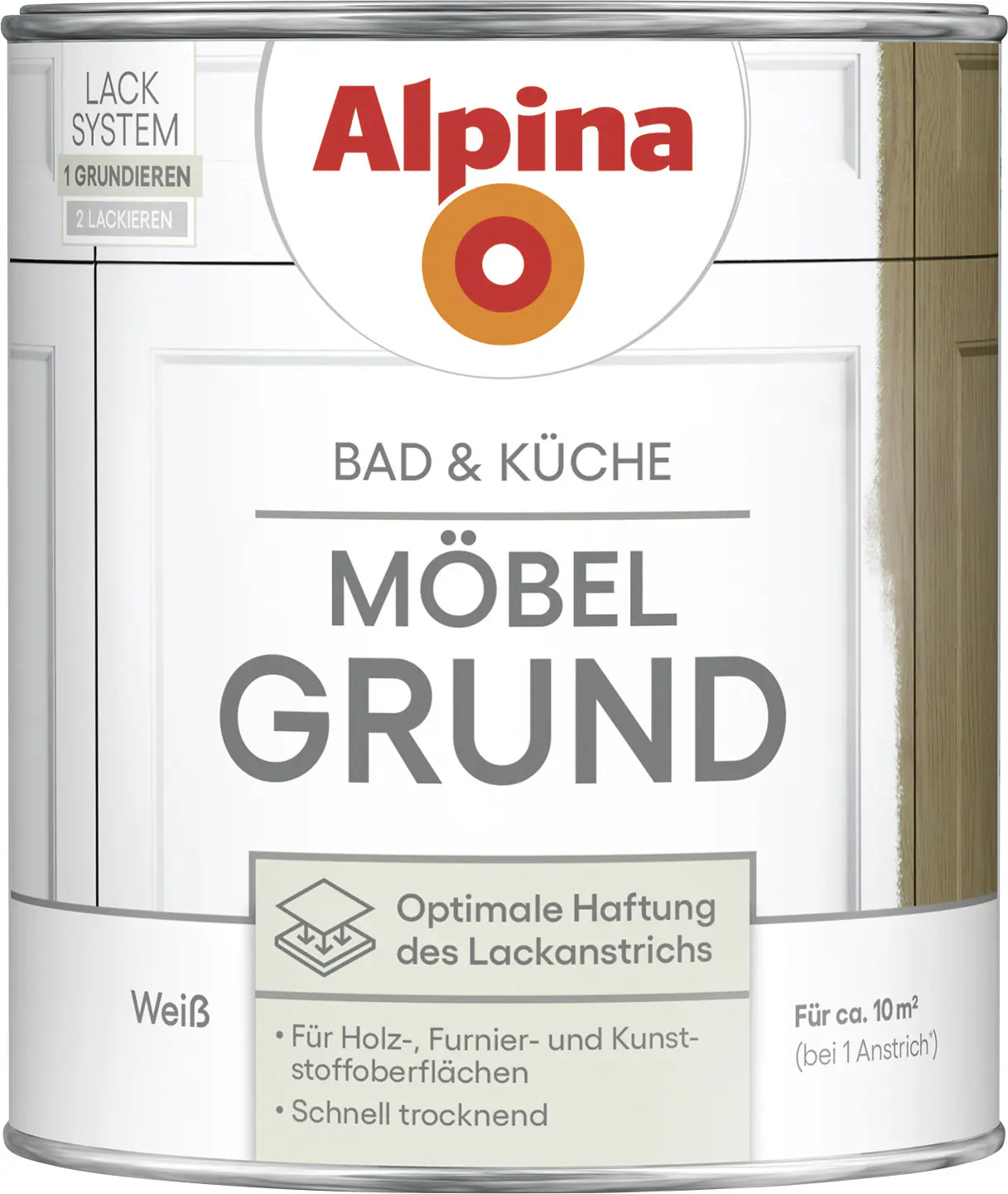 Alpina Möbellack für Küche & Badezimmer Grundierung 750 ml