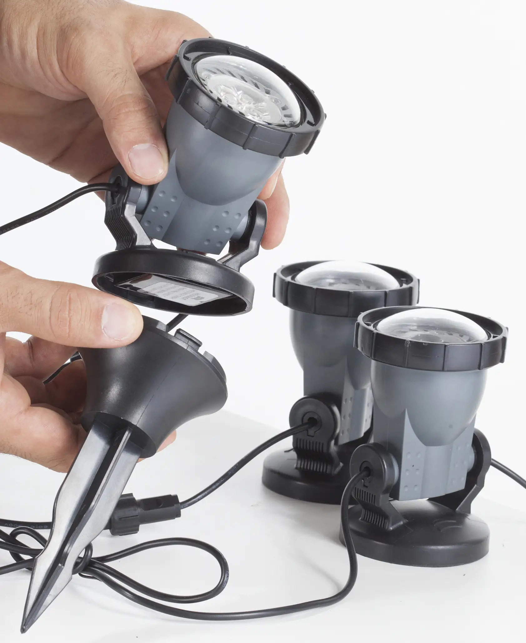 4006873397953_2 Heissner Teich- und Gartenlicht HighPower LED U403-T 3er Set