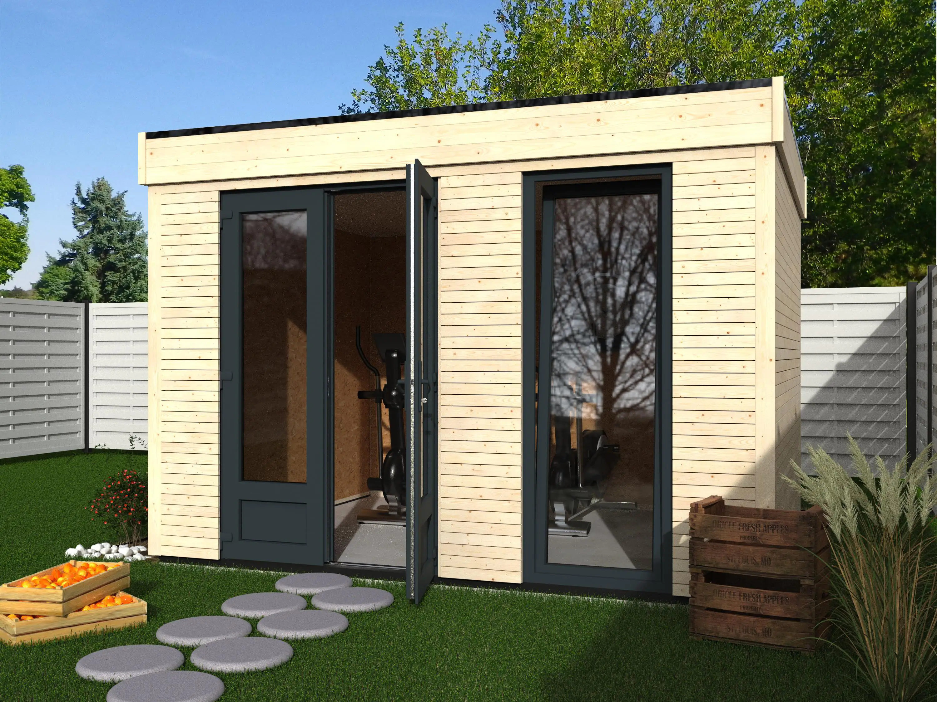 Decor et Jardin Gartenstudio Decor Home 348 x 282 cm natur