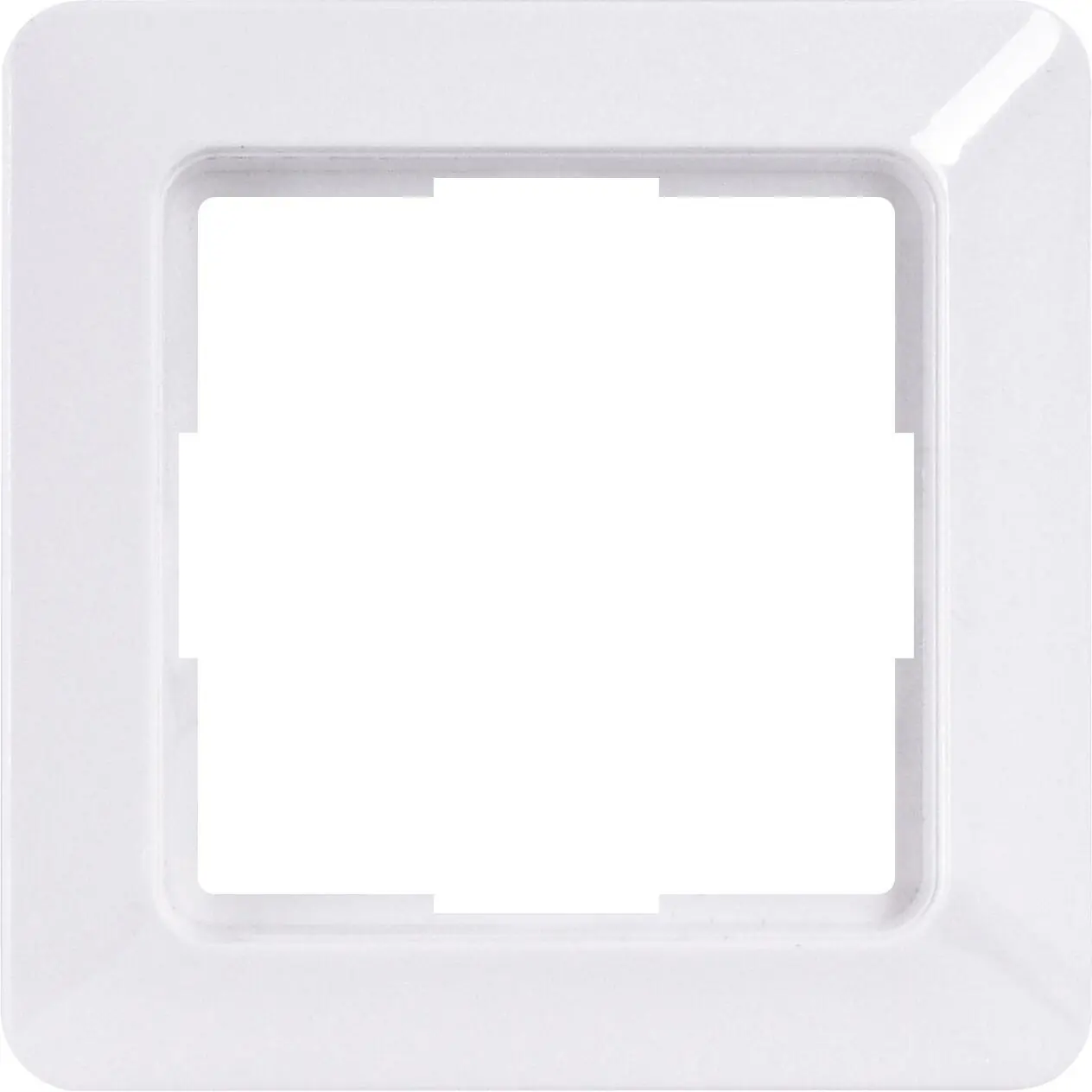 Kopp Abdeckrahmen 1-fach Serie Milano Unterputz arktisweiß 305602069