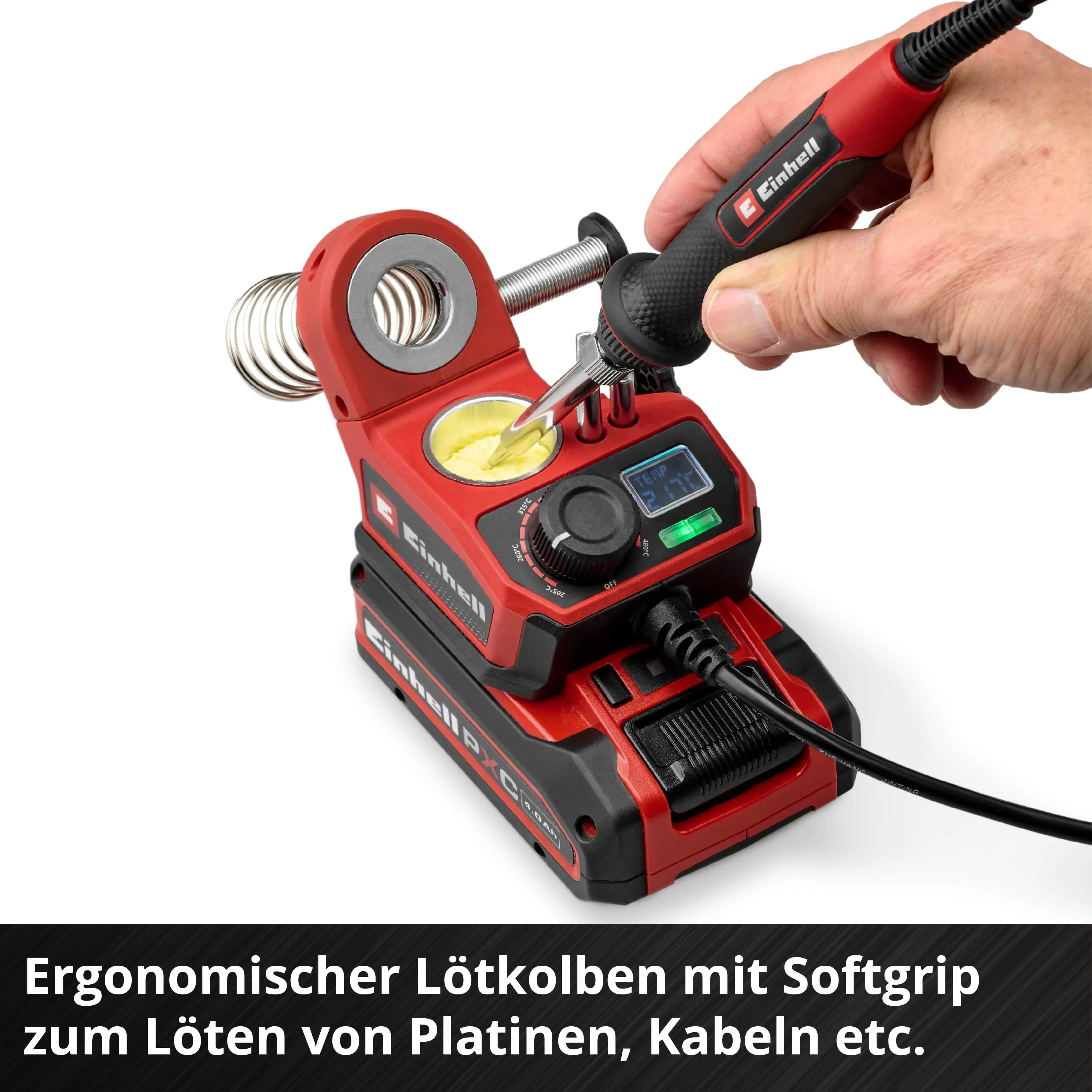 Einhell Expert Akku-Lötkolben TE-SI 18/480 Li E Solo