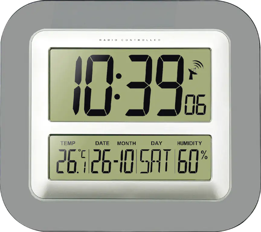 Technoline Funkwanduhr WT 8006 grau