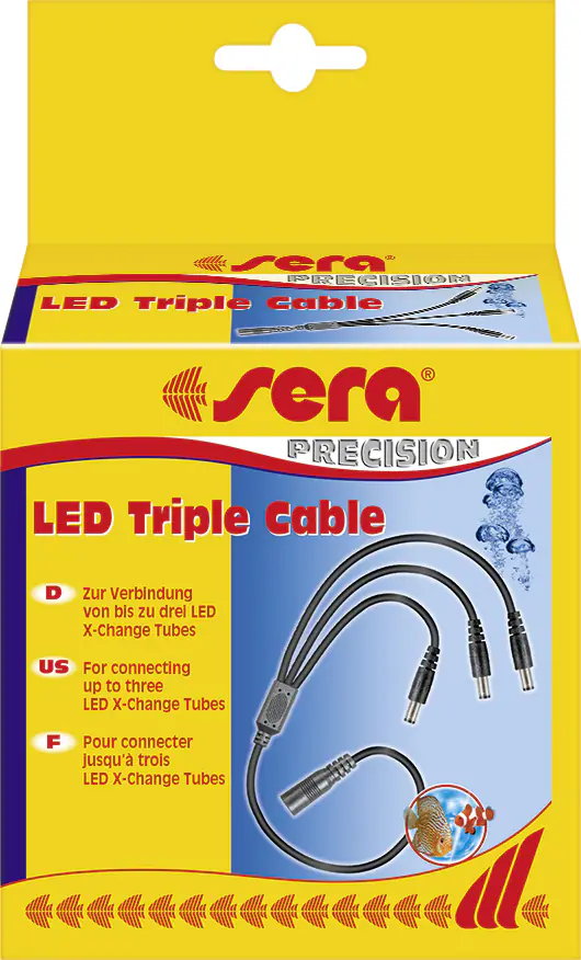 Sera Aquarium-Beleuchtung LED Verteiler Triple Cable - 1 Stück