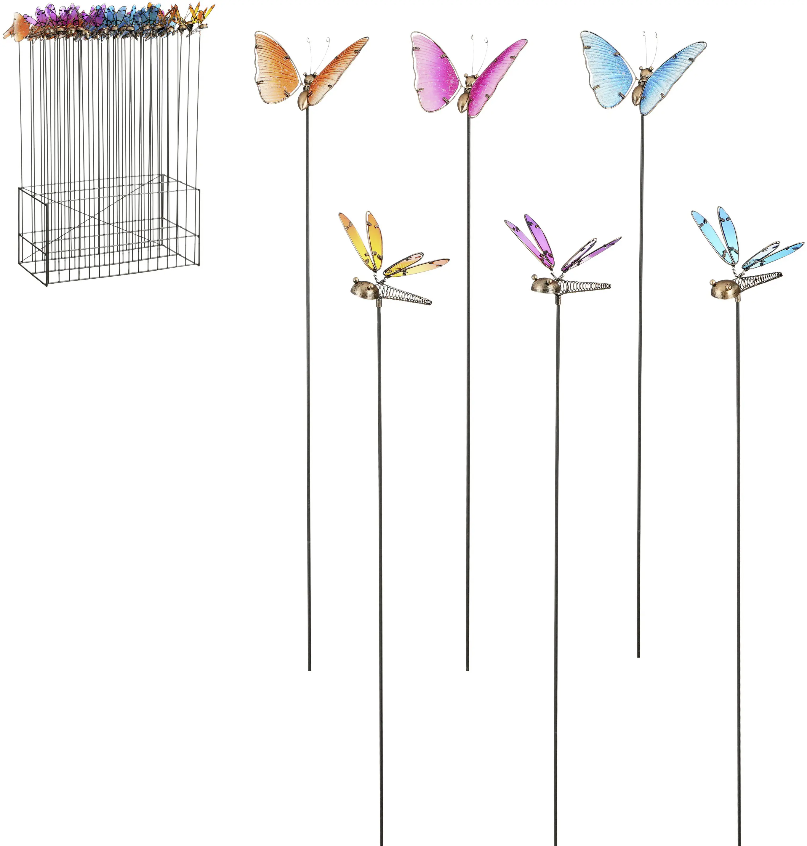 Mica Decorations Gartenstecker Schmetterling oder Libelle 99 x 64 x 37 cm Mica Decorations Gartenstecker Schmetterling oder Libelle 99 x 64 x 37 cm
