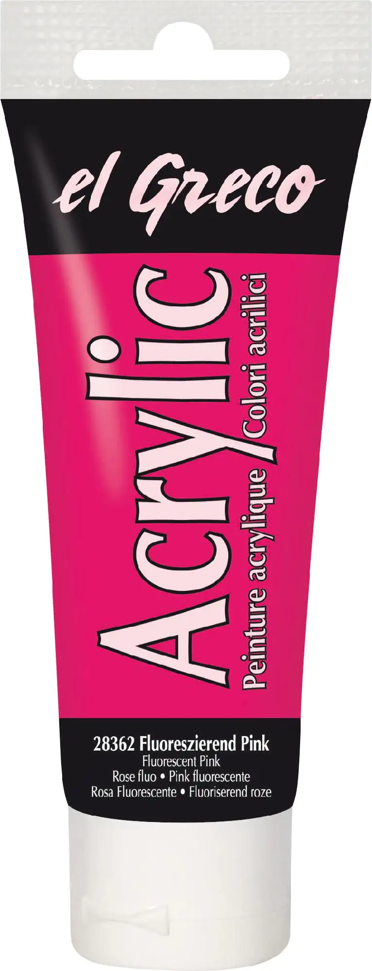 Kreul el Greco Acrylic Tube fluoreszierend pink 75 ml