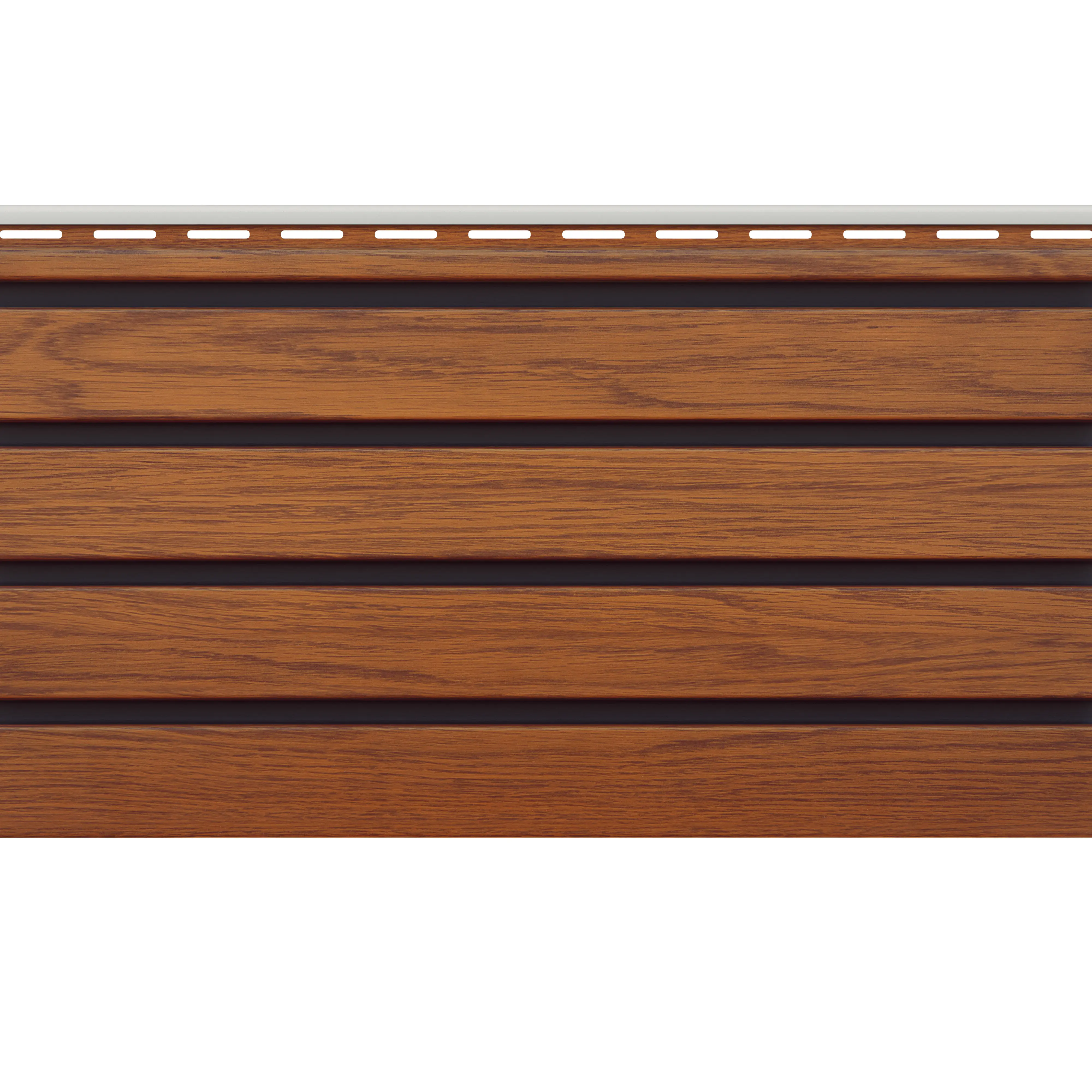 Fassadenverkleidung PVC 295 x 25 cm Golden Oak braun