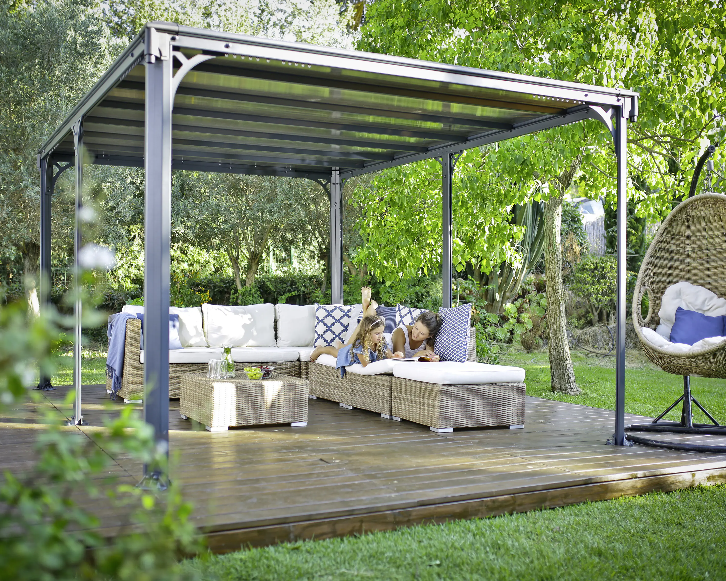 Canopia Pavillon Milano 4300 426 x 309 x 221 cm, anthrazit