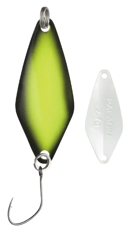 Paladin Angelköder Spoon Bifröst 3,7 g UV gelb/schwarz/weiß
