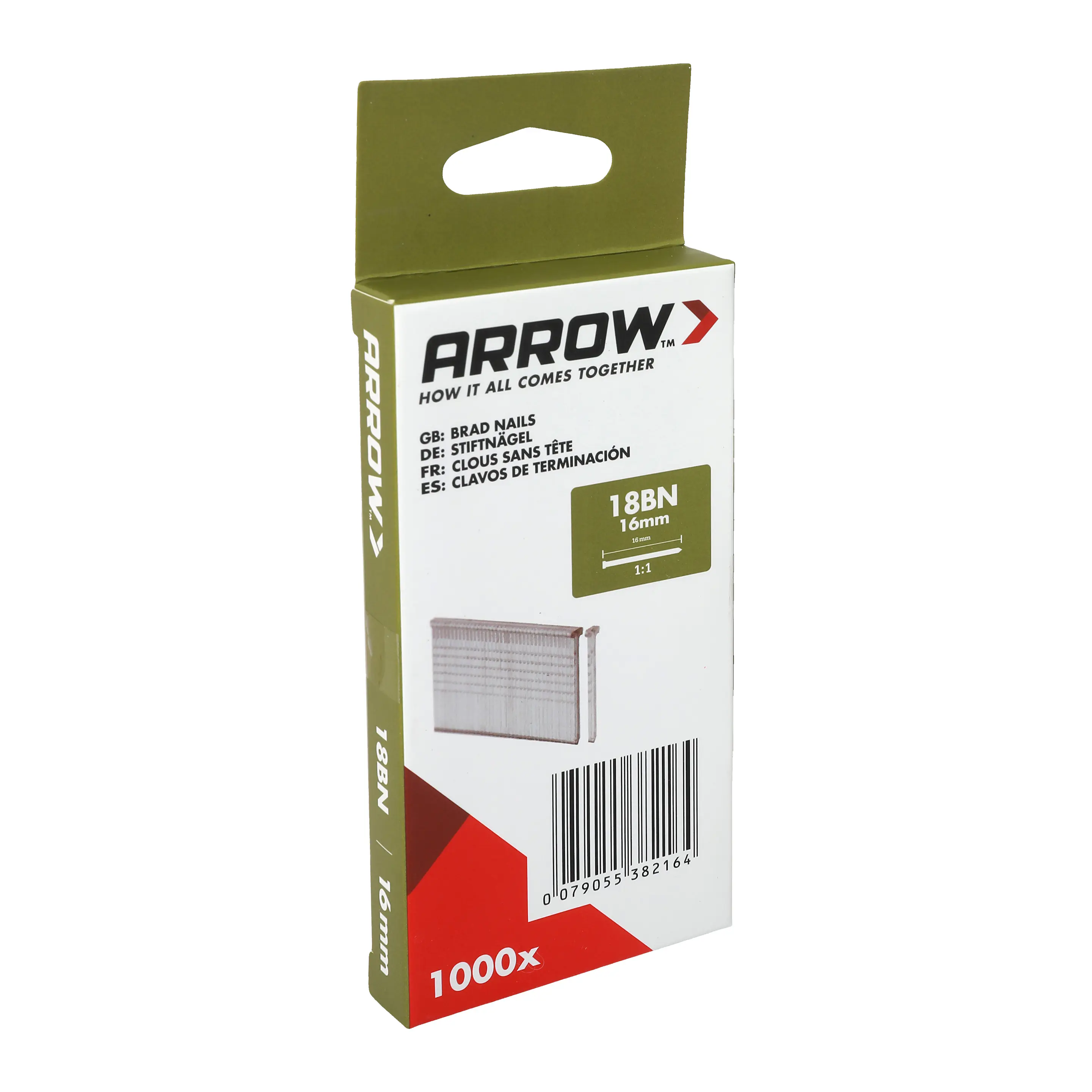 Arrow Tackernägel Typ 18BN 16 mm 1000 Stück