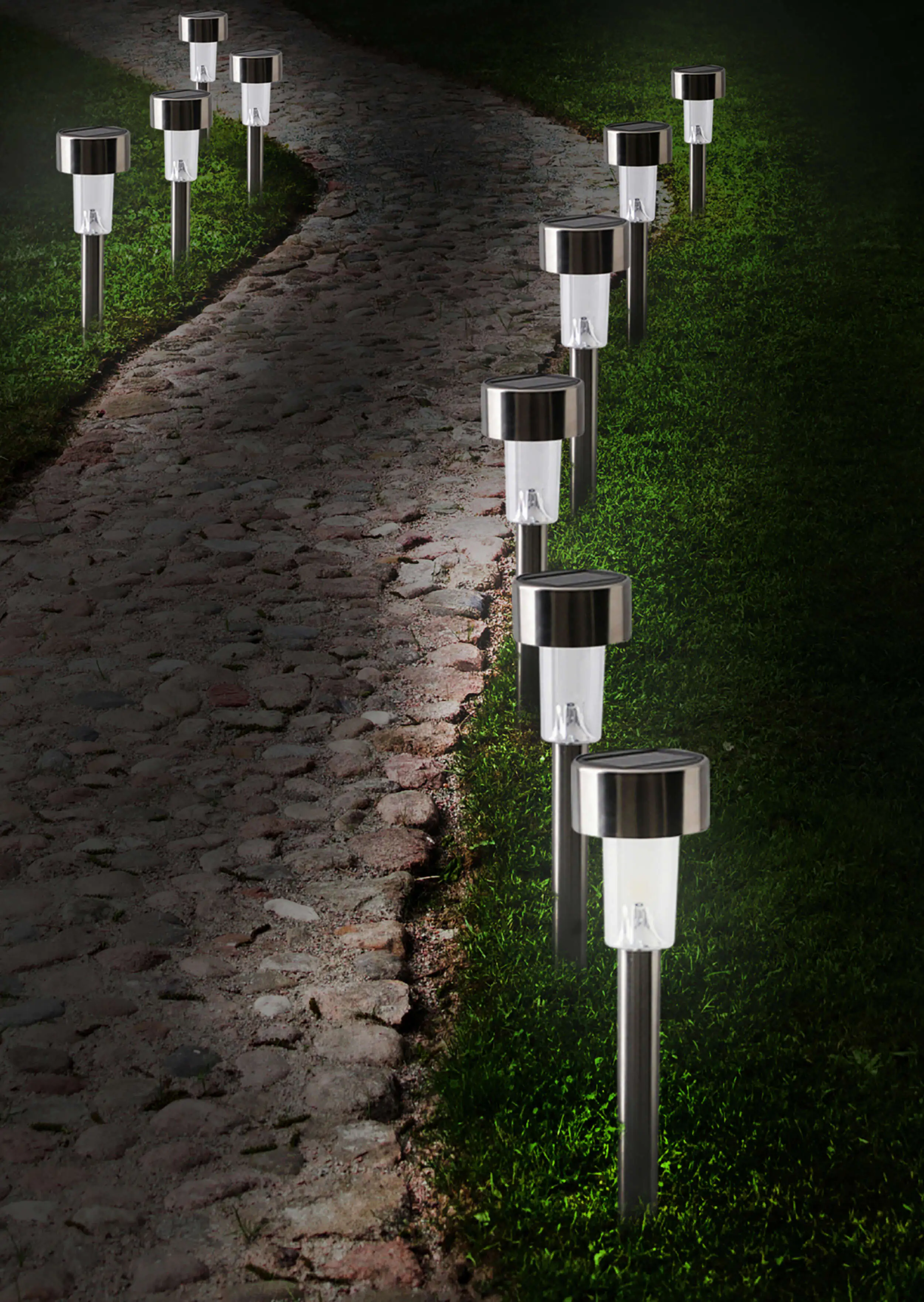 Light & More LED Erdspiess Solar mit Ein- und Ausschalter