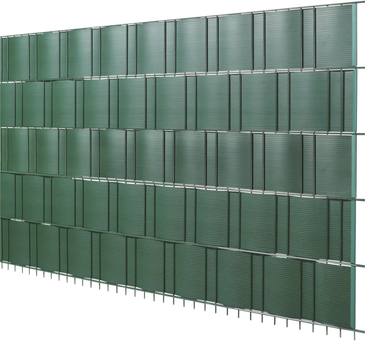 Floraworld Sichtschutzstreifen dunkelgrün 2,015 m x 19 cm