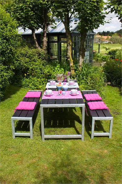 Plus Planken-Garnitur 3-teilig schwarz