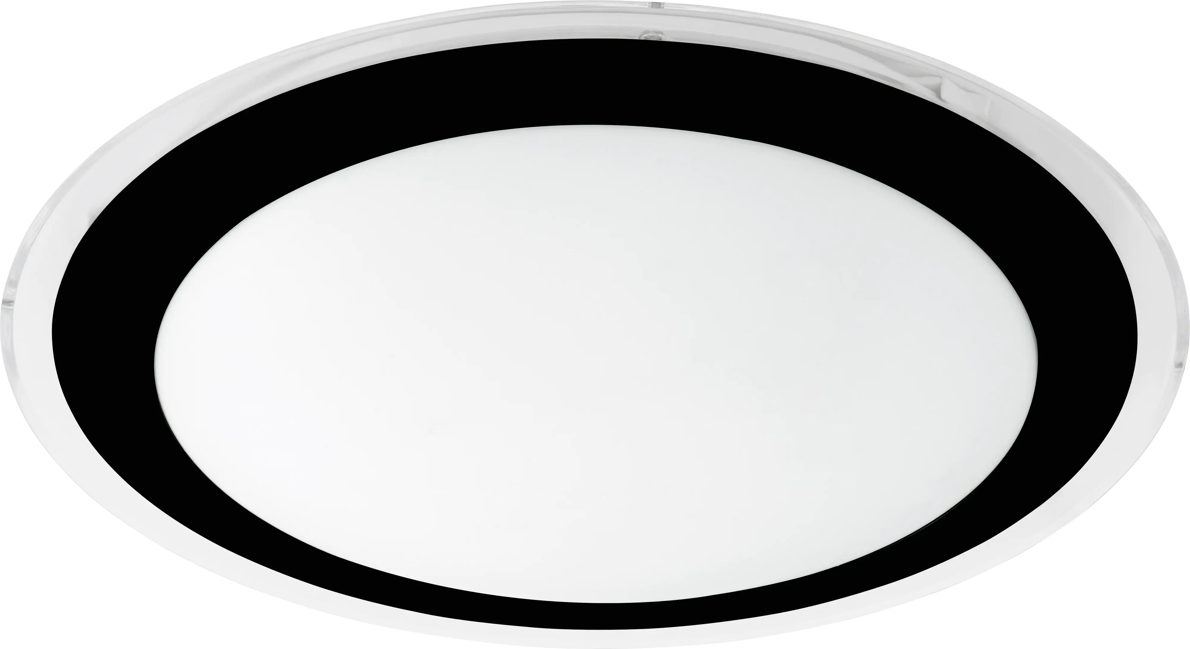 Eglo Deckenleuchte Competa 2 schwarz Ø 33,5 cm warmweiß