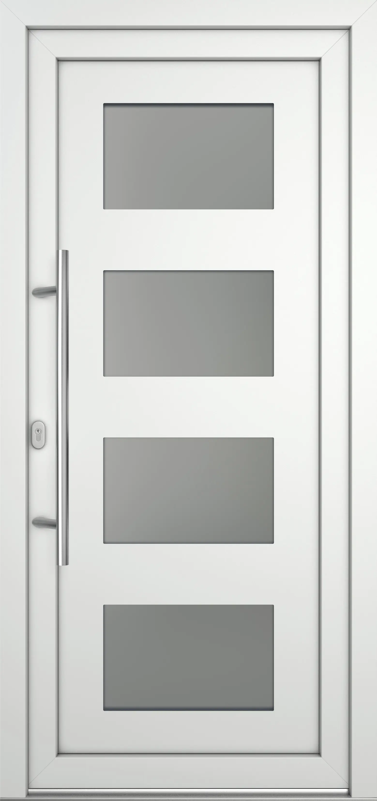 Meeth Haustür Optimal Pro PVC Modell 101 108 x 200 cm DIN Links weiß Meeth Haustür Optimal Pro PVC Modell 101 108 x 200 cm DIN Links weiß