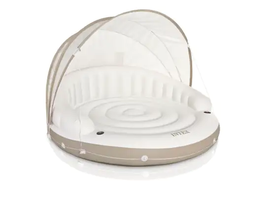 Intex Liege Canopy Island Ø 199 x 150 cm , weiß