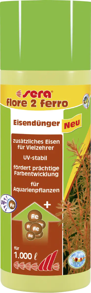 Sera Dünger für Aquarienpflanzen flore 2 Ferro 250 ml