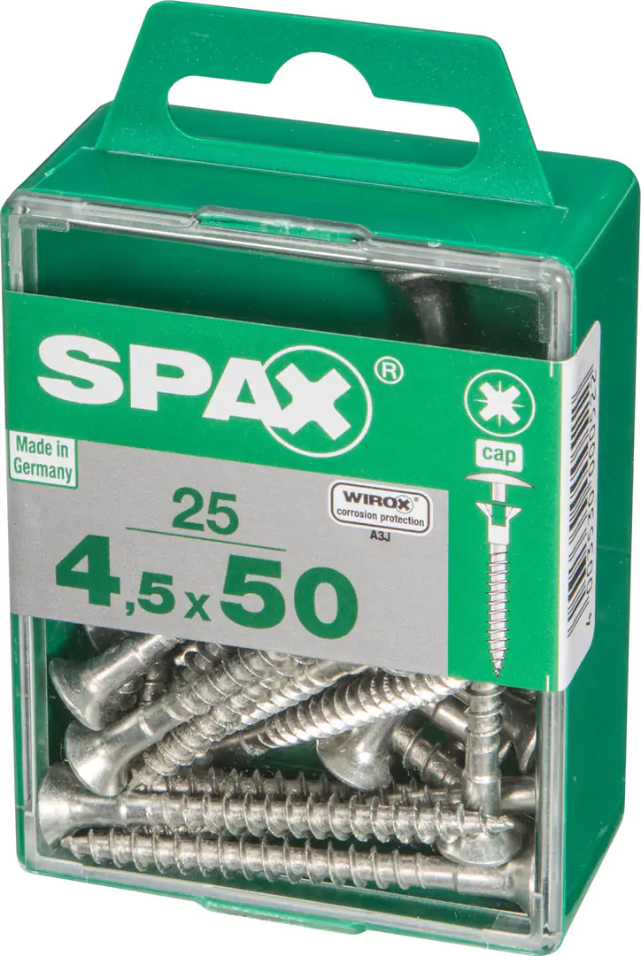 Spax Universalschrauben 4.5 x 50 mm PZ 2 - 25 Stk.