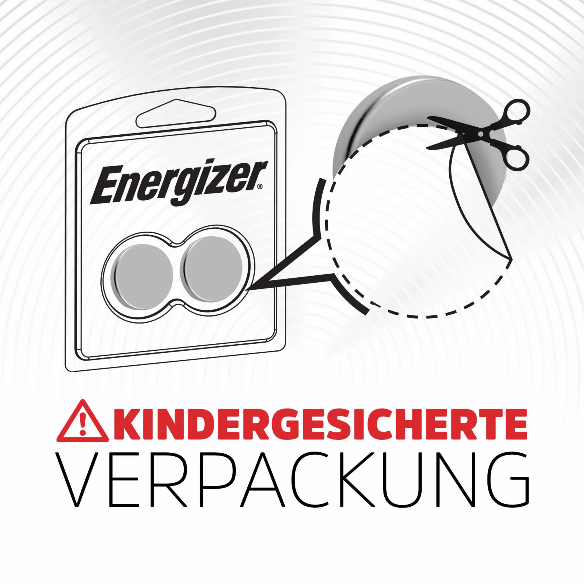 Energizer Knopfzelle CR 2032 Lithium, 3 V, 2er Pack