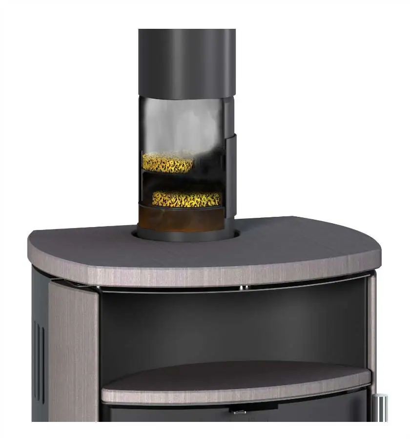 Accente Kaminofenfilter Sauberling schwarz