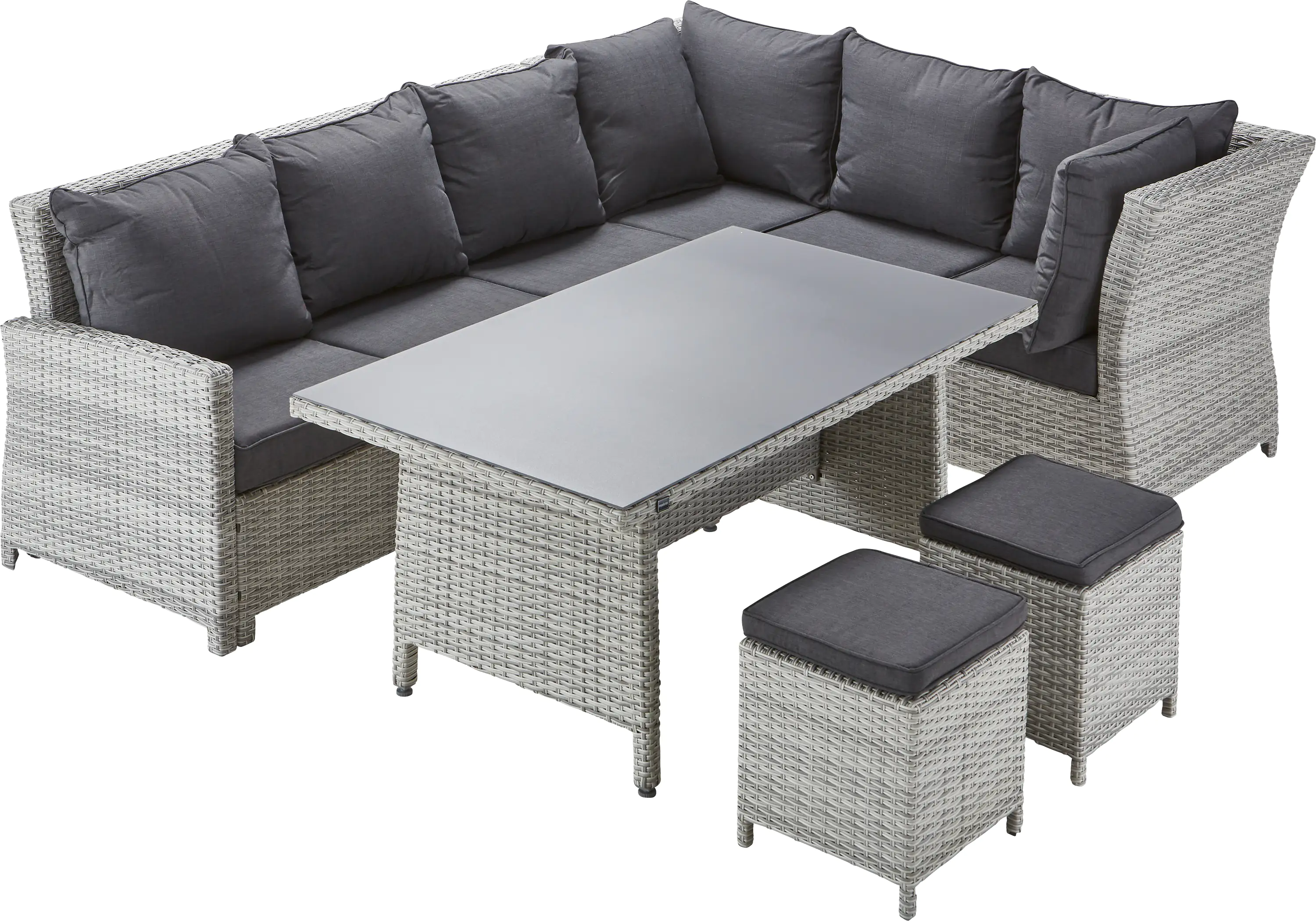 4333692867757_10 Primaster Dining Lounge Möbelset Caldera, variabel stellbar 3 in-1