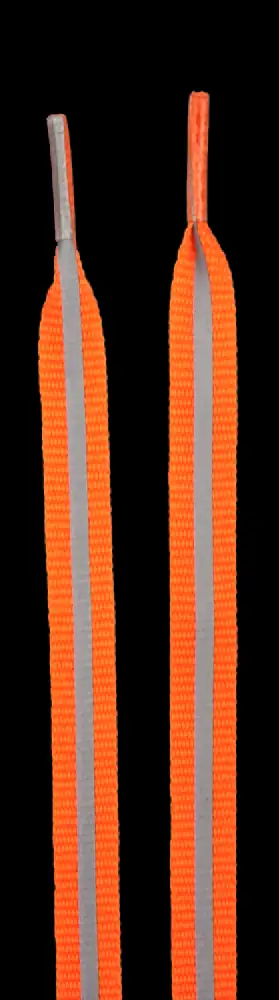 Walser Reflektierende Schnürsenkel orange 2-teilig