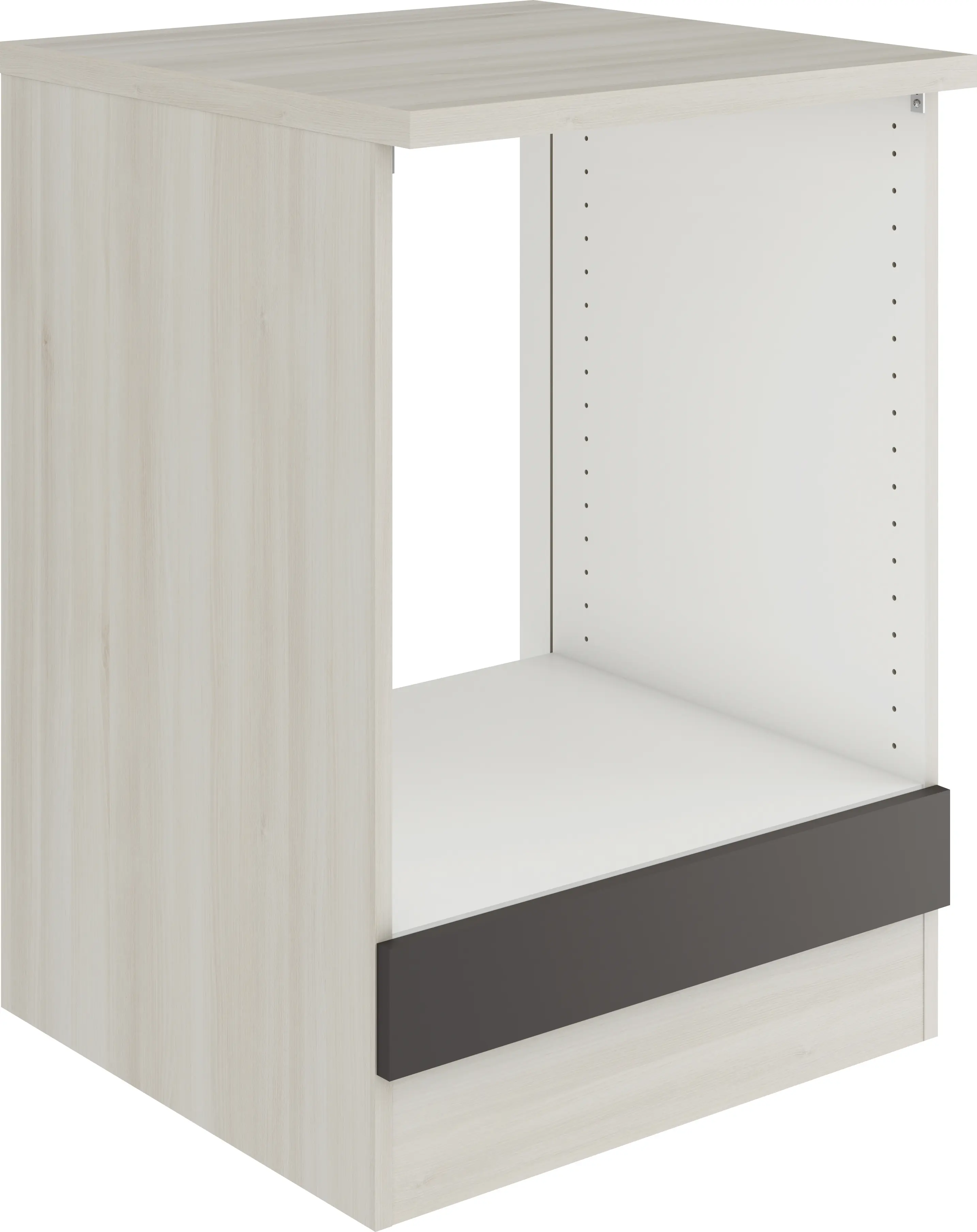 Optifit Herdumbauschrank Faro 220 anthrazit/akazie 60 cm