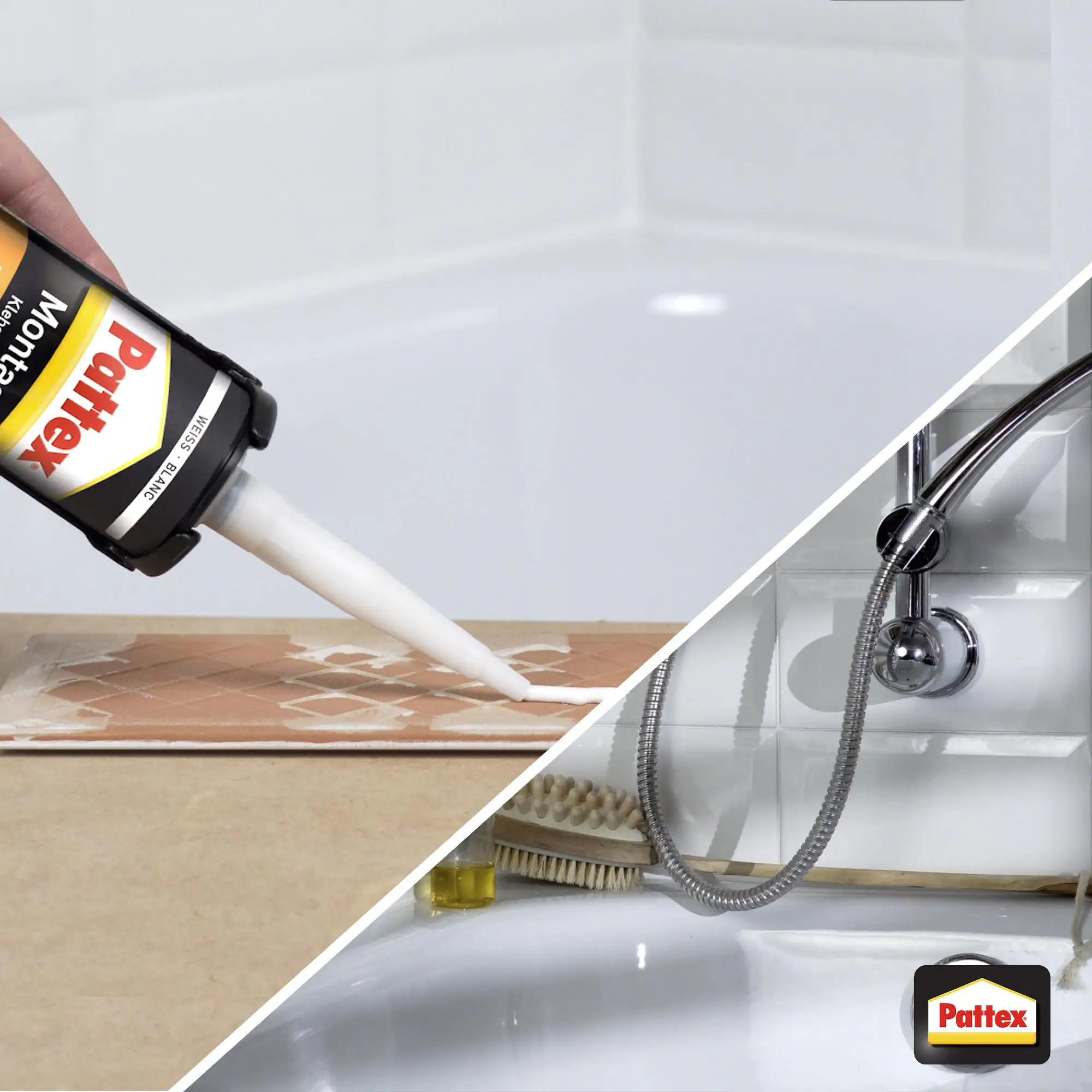 Pattex Montagekleber All Materials 450 g Kartusche, weiß