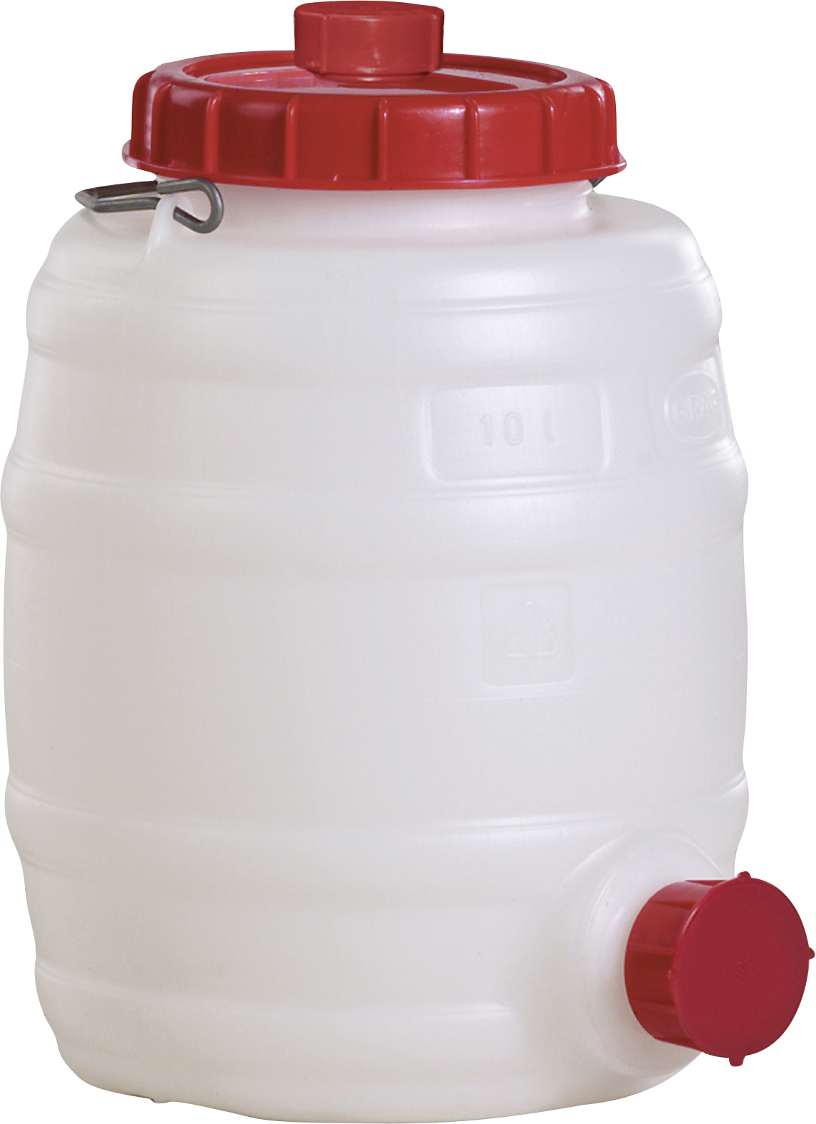 Graf Getränkefass 30 Liter Rund - Mit Messing Auslaufhahn 1/2"