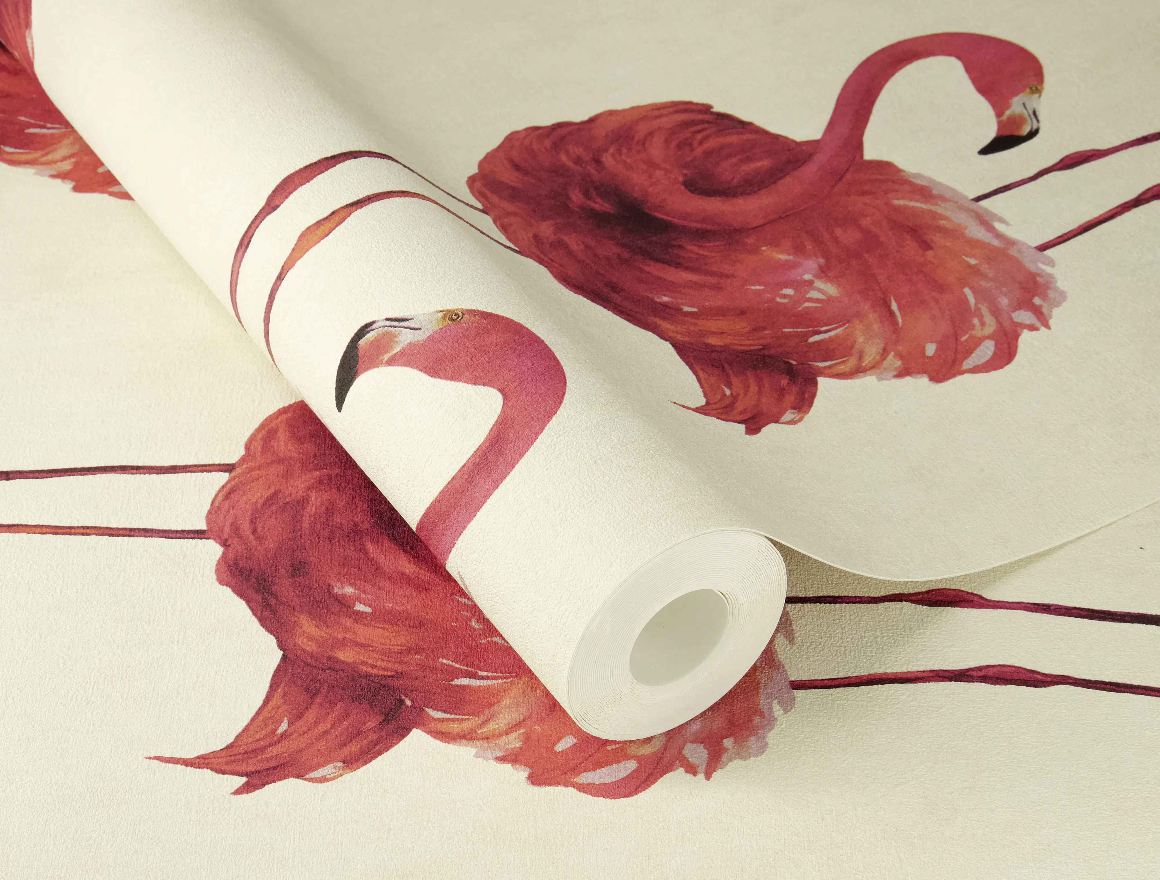Tesa x Rasch selbstklebende Vliestapete Famazing Flamingo pink 6 x 0,53 m