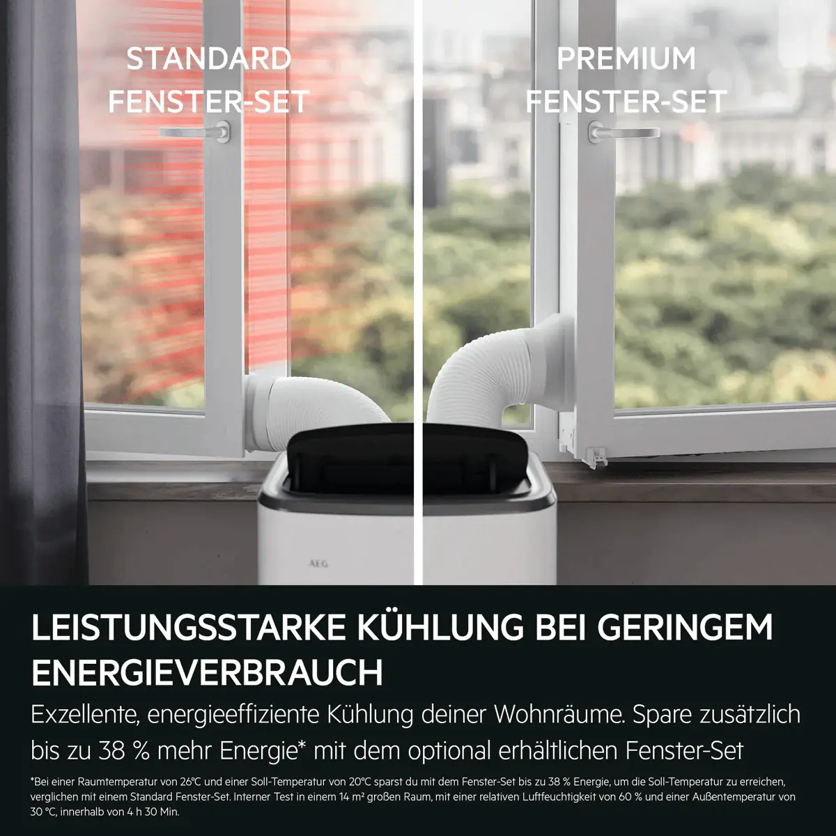 AEG mobile Klimaanlage Comfort 6000 14000 BTU appfähig