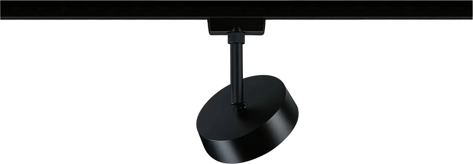 Paulmann URail LED Einzelspot Circle schwarz matt 9,8 x 15,4 cm warmweiß