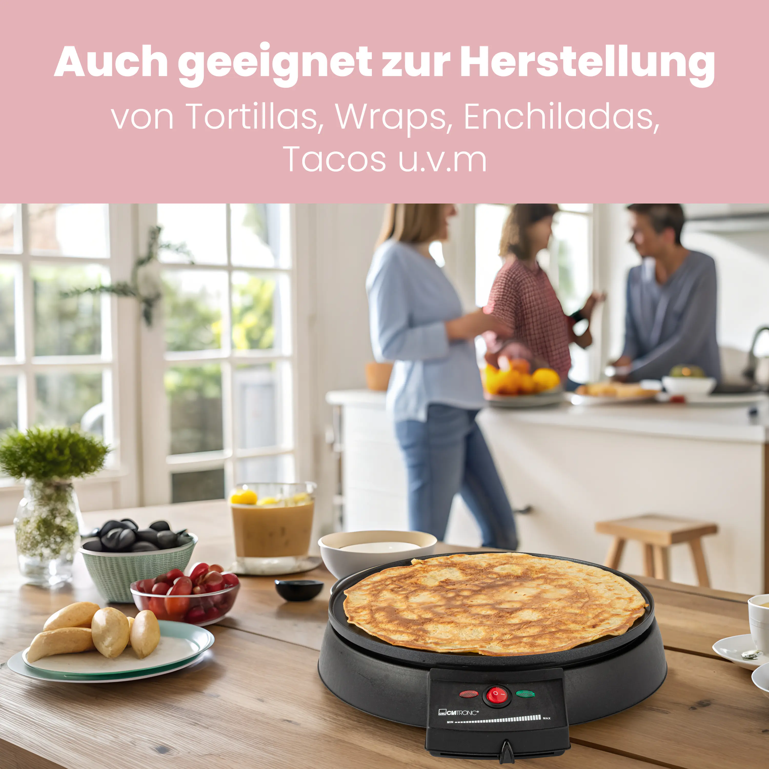 Clatronic Crepemaker CM 3372 Ø29 cm 900 W