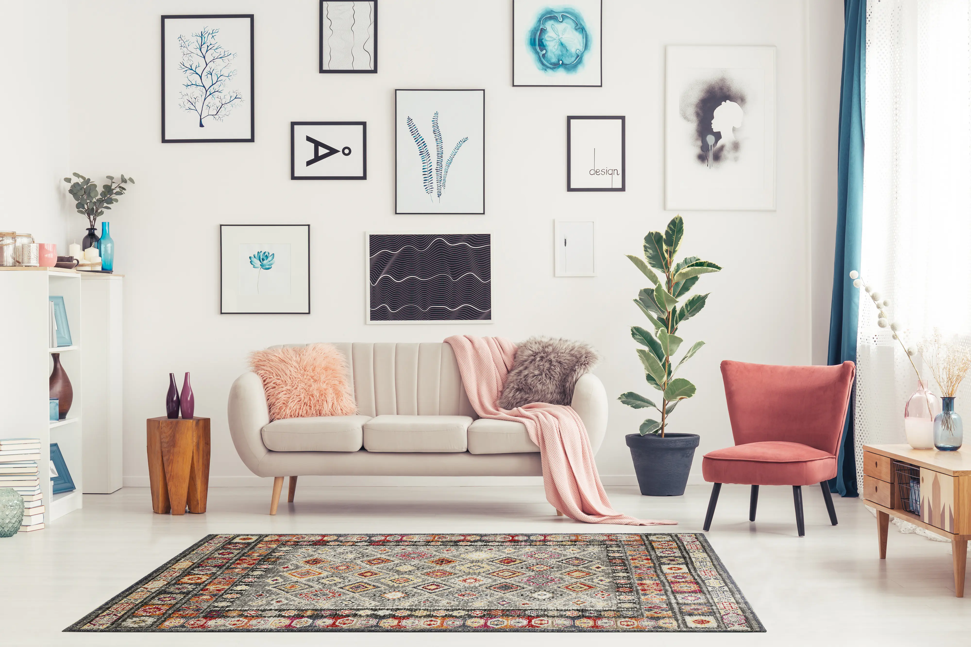 Andiamo In- und Outdoorteppich Bonnie multicolor hell, 160 x 230 cm Andiamo In- und Outdoorteppich Bonnie multicolor hell, 160 x 230 cm