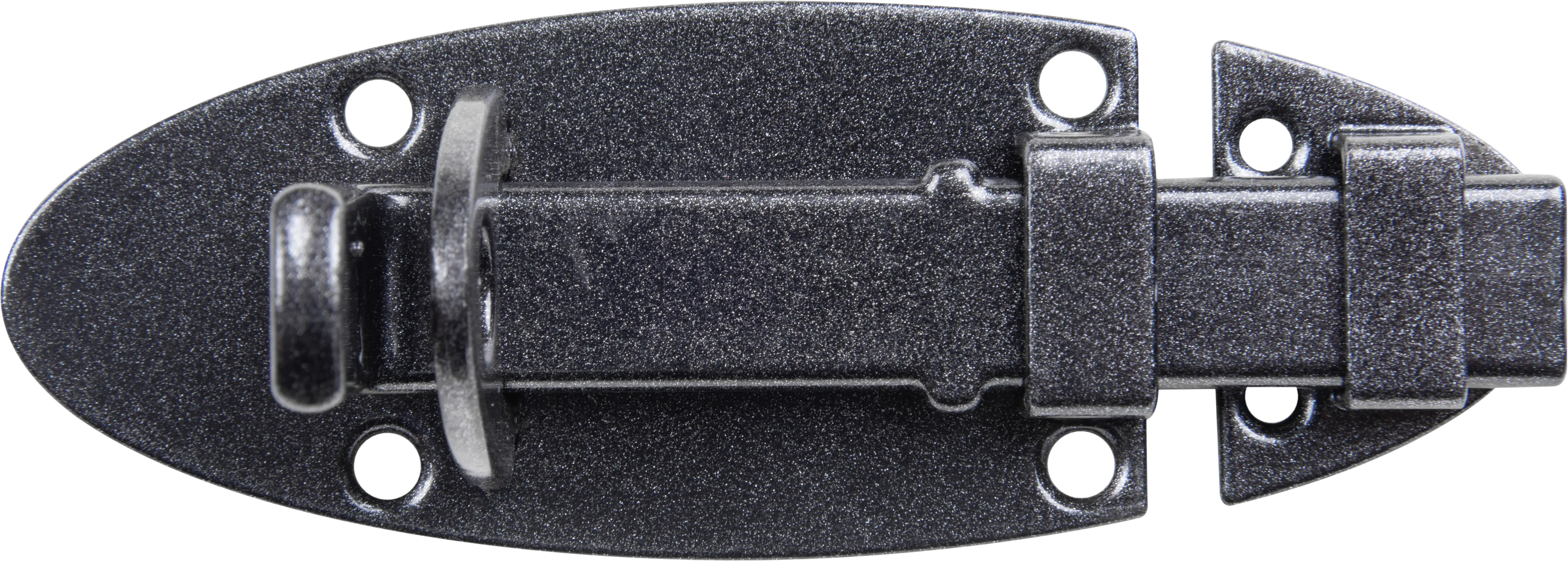 Alberts Duravis Schlossriegel schwarz diamant, 90 x 44 mm