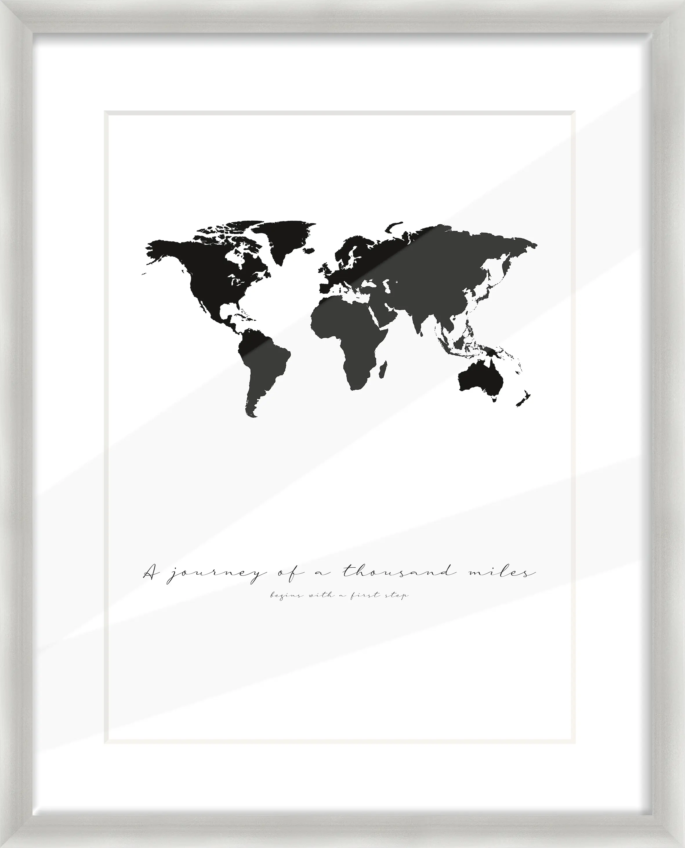 Alu Bilderrahmen Premium silber 40 x 50 cm