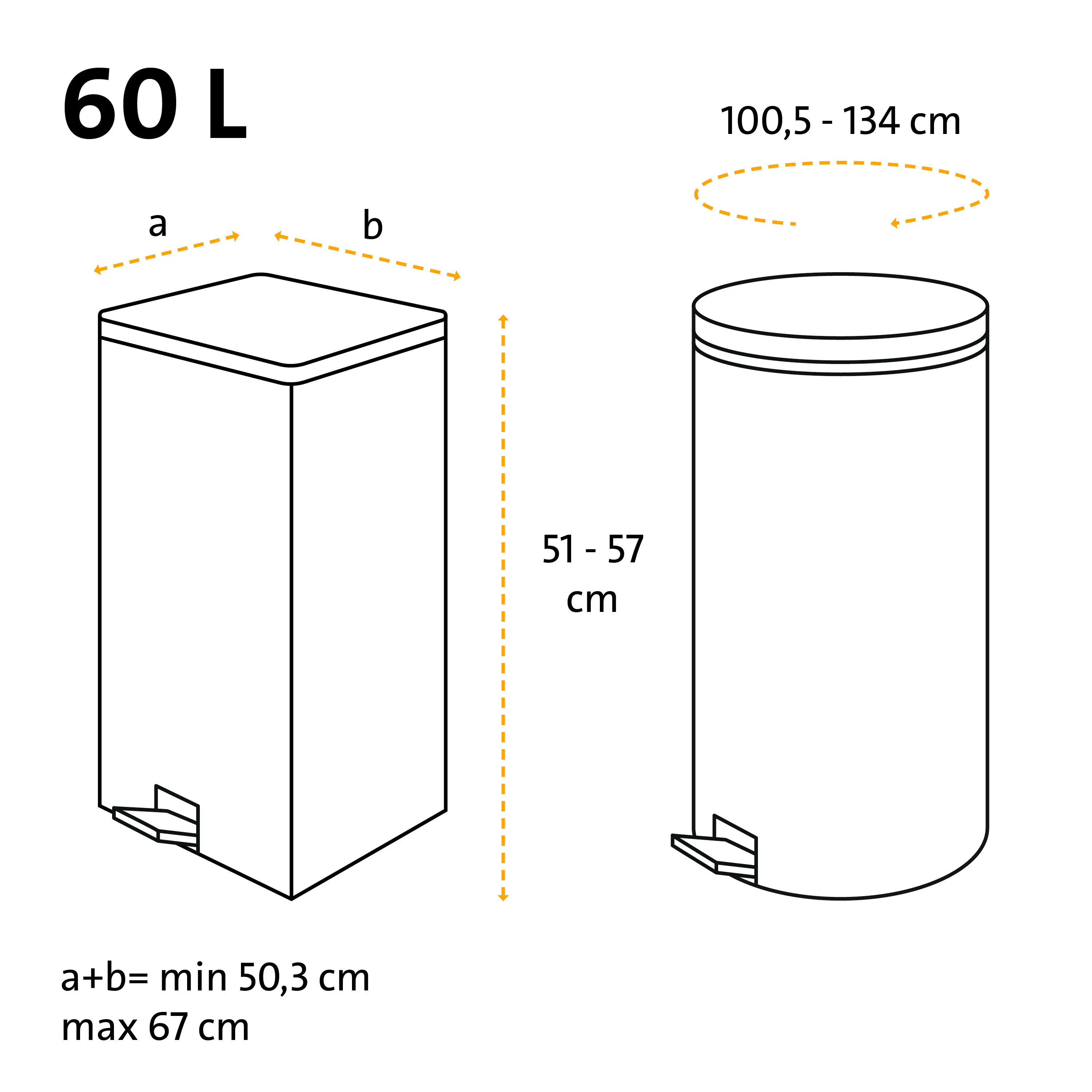 Swirl® Schwerlast-Säcke Profi mit Zugband 60 L Reißfest & Dicht