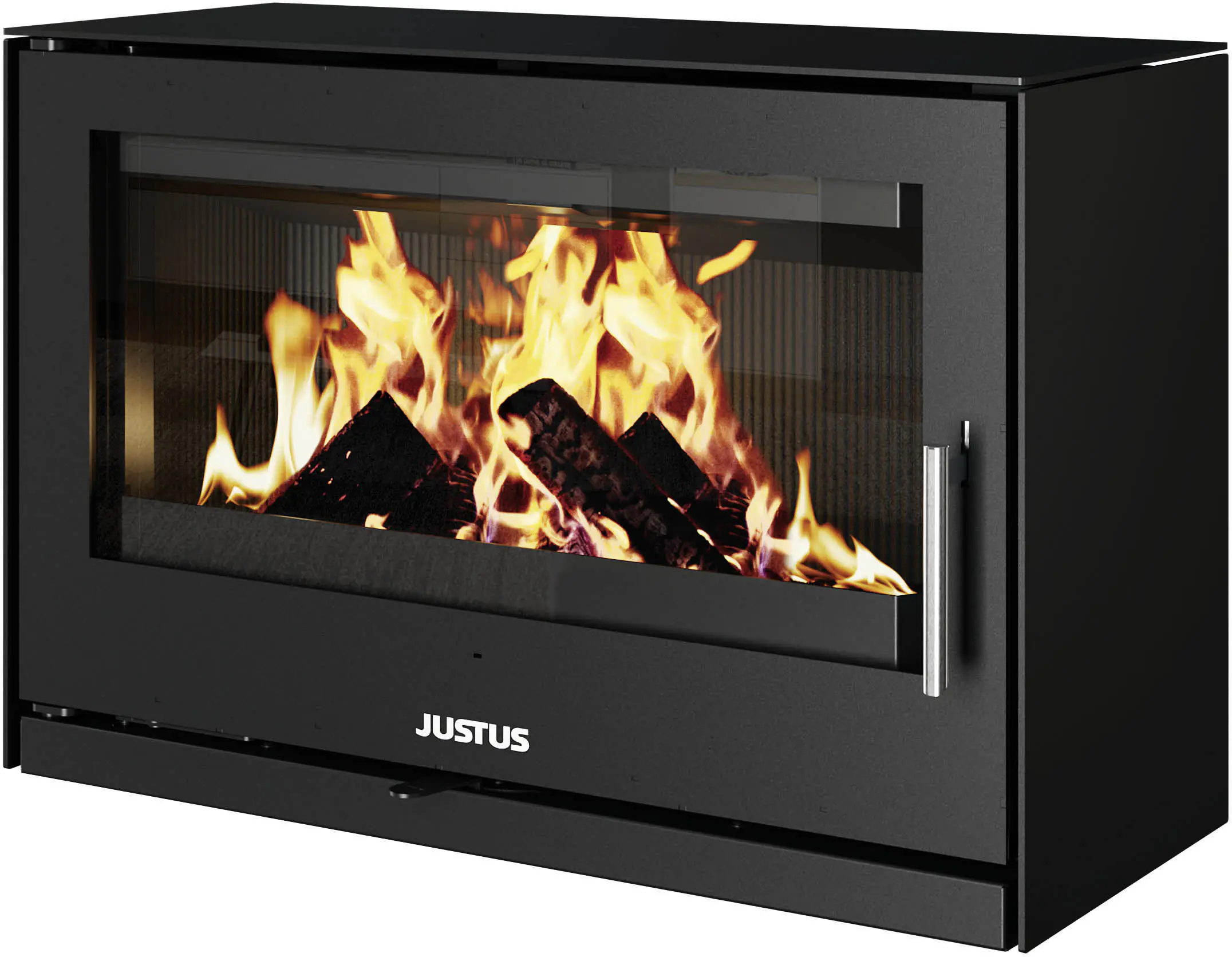 Justus Kaminofen Dias XL Stahl schwarz 8 kW