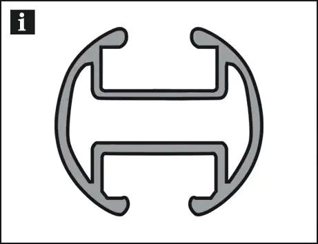 Gardinia Innenlauf Chicago Ø 20 mm, weiß, 240 cm Gardinia Innenlauf Chicago Ø 20 mm, weiß, 240 cm