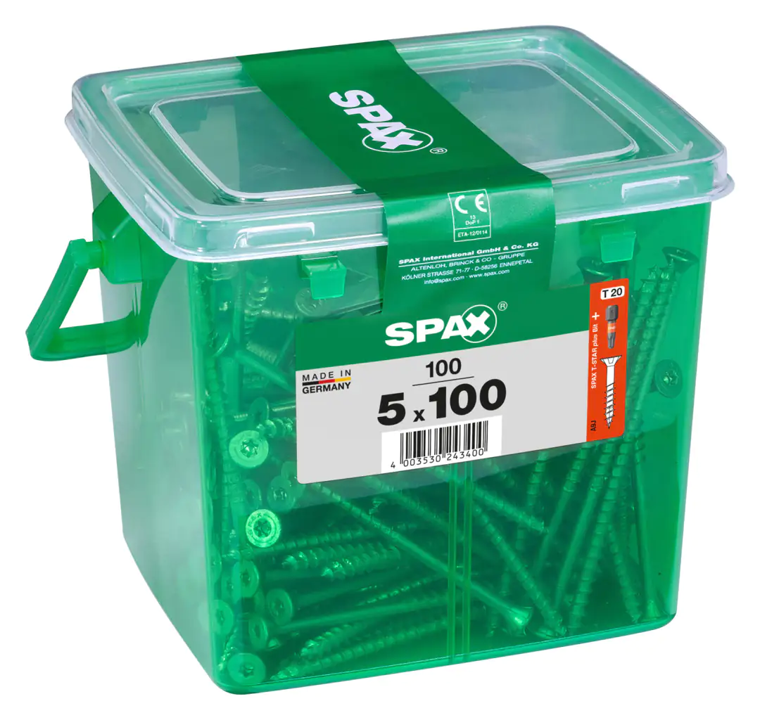 Spax Universalschrauben 5.0 x 100 mm TX 20 - 100 Stk.