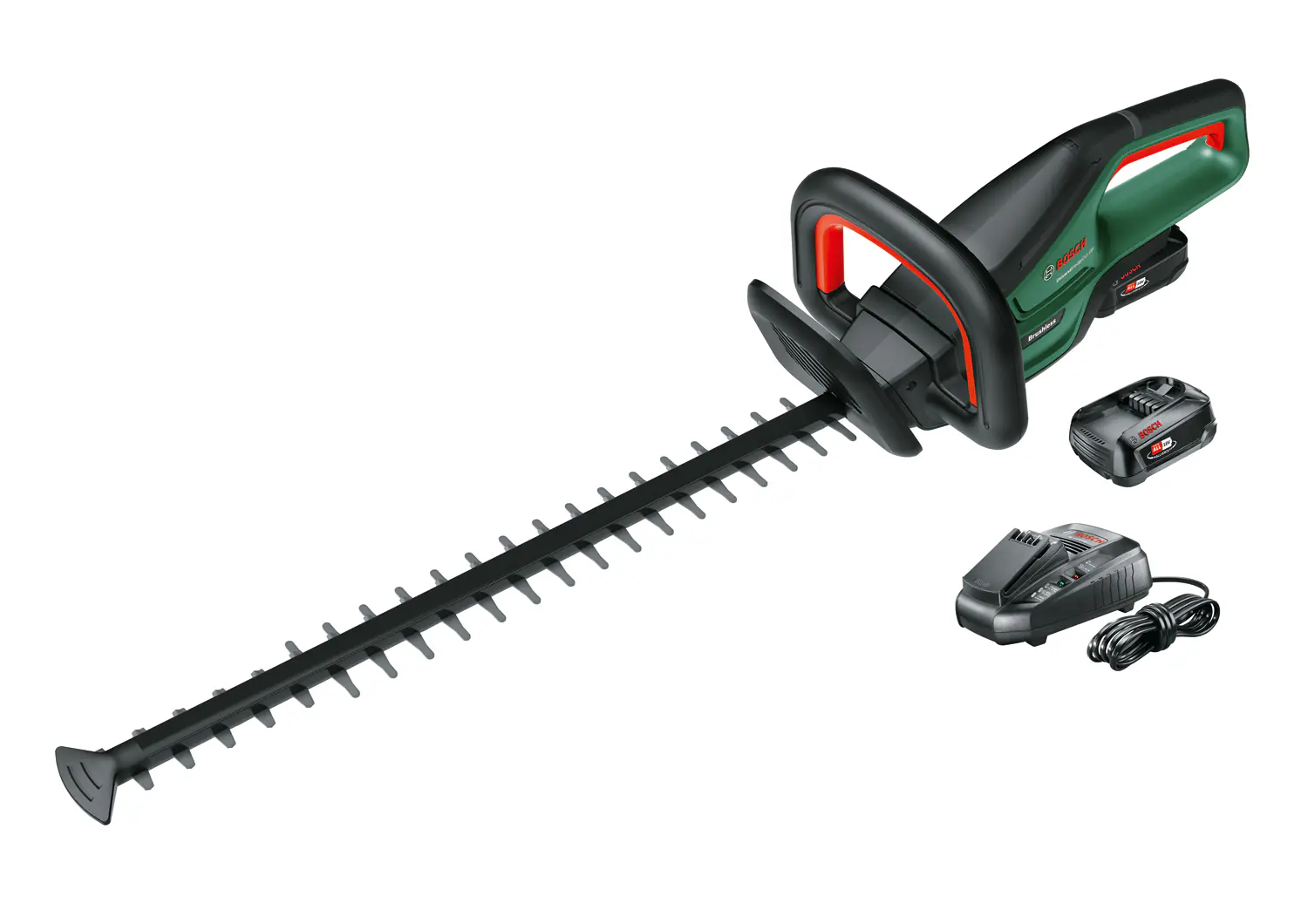 Bosch Akku-Heckenschere UniversalHedgeCut 18V-55 inkl. 2,5 Ah Akku & Ladegerät