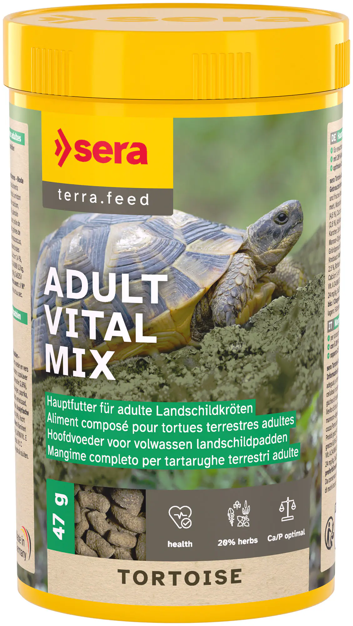 Sera Schildkrötenfutter Raffy Vital 250 ml