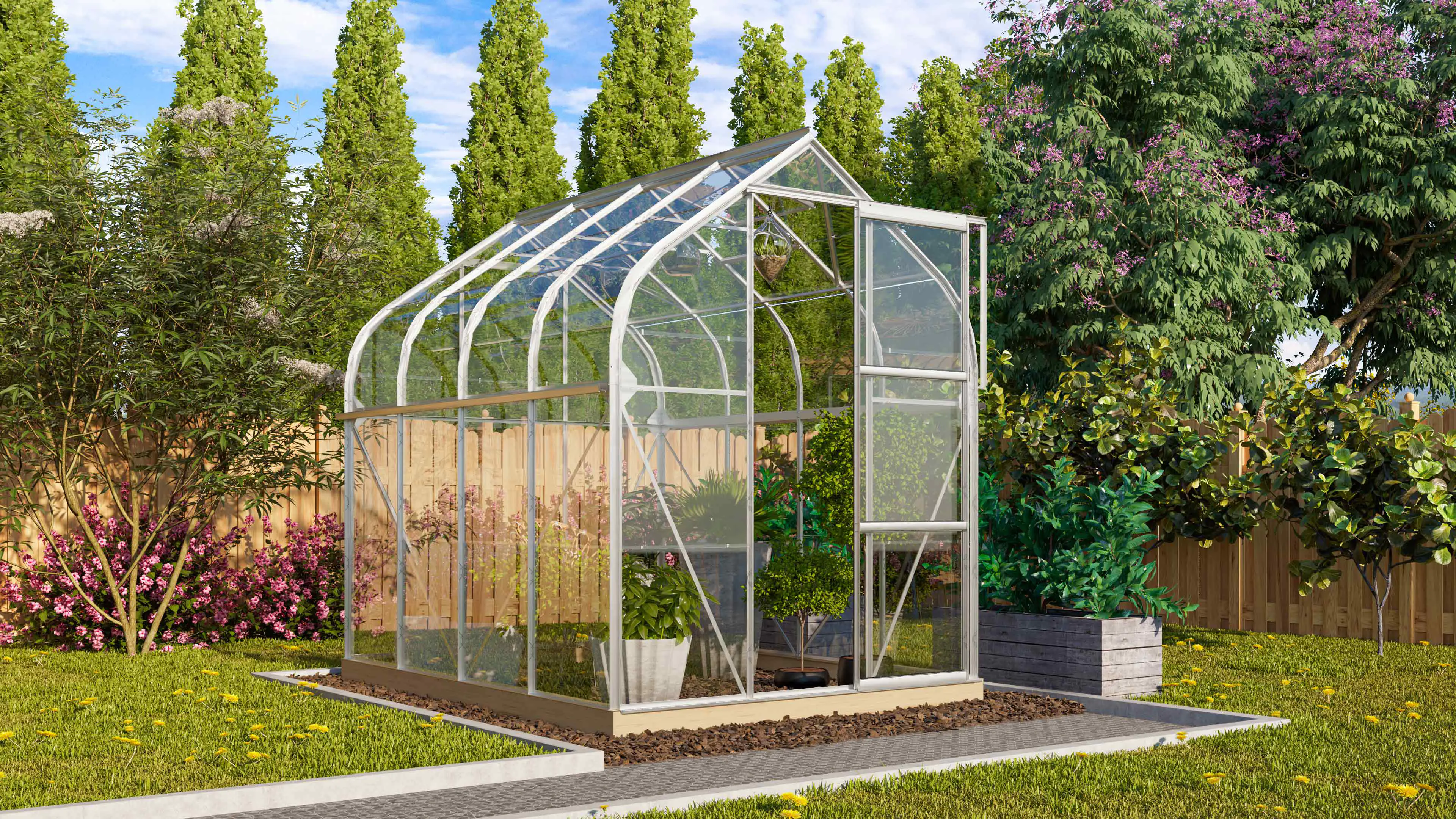 Vitavia Gewächshaus Orion 5000 202 x 257 cm 3 mm Sicherheitsglas Vitavia Gewächshaus Orion 5000 202 x 257 cm 3 mm Sicherheitsglas