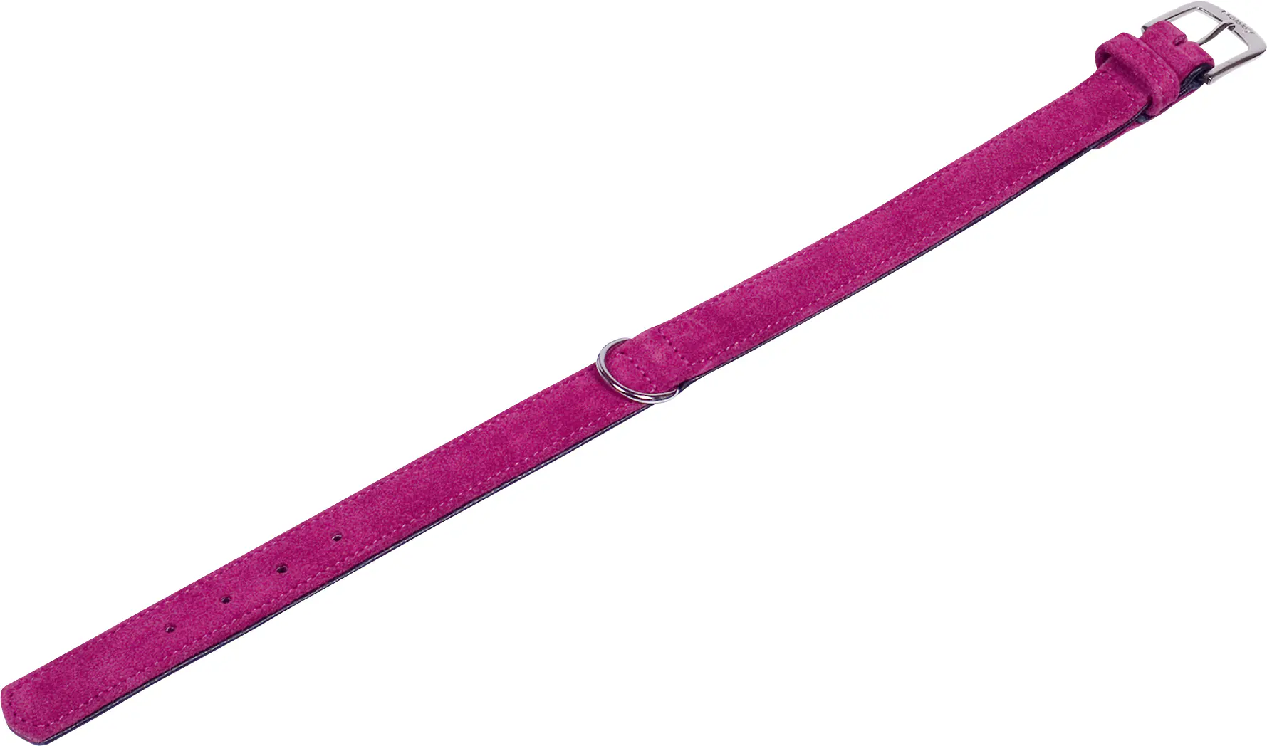 Nobby Halsband Velours kirsche