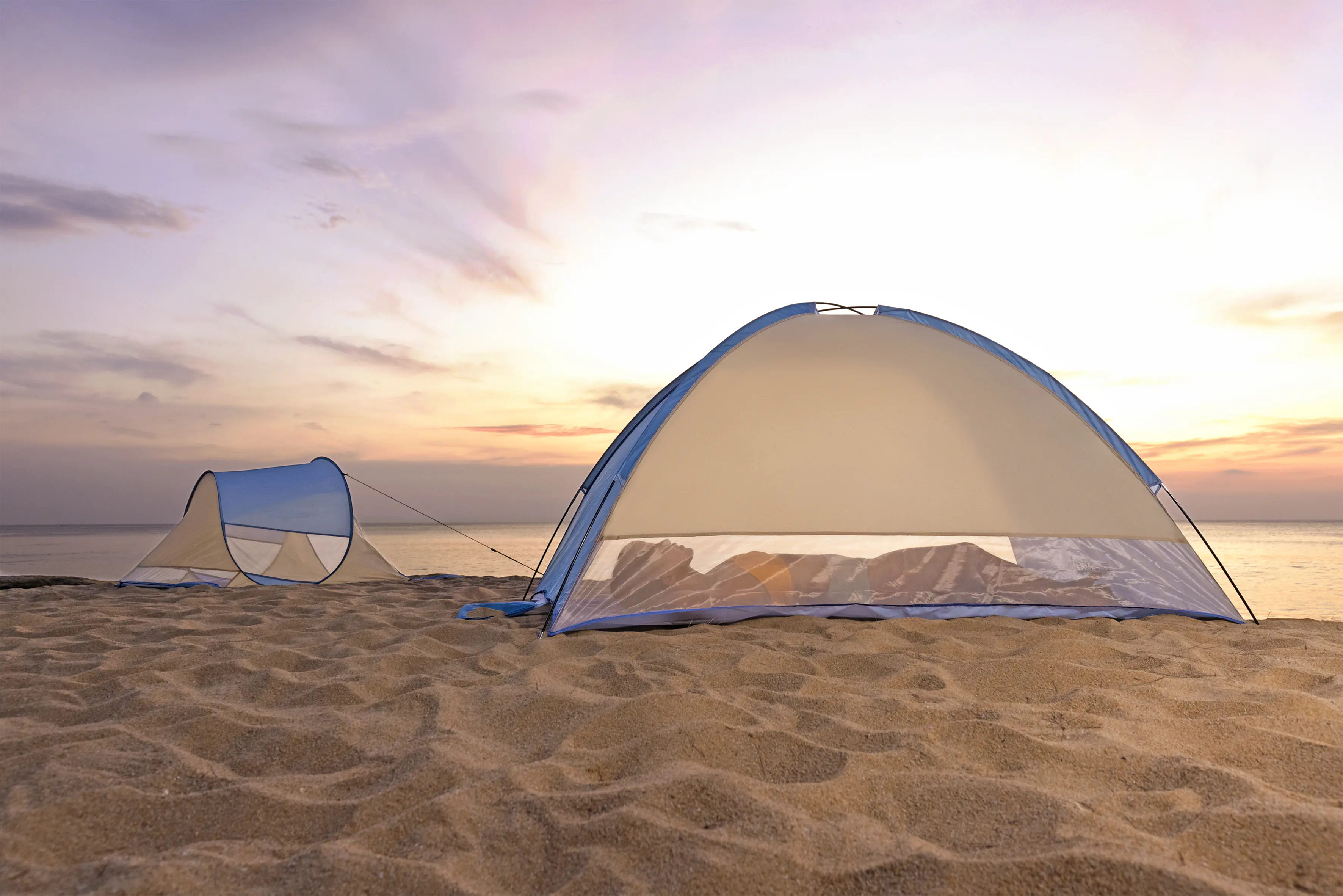 Bestway Zelt Strandmuschel Beach Ground 2 blau 200 x 120 x 95 cm Bestway Zelt Strandmuschel Beach Ground 2 blau 200 x 120 x 95 cm