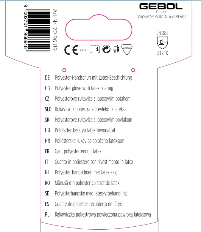 Gebol Handschuh Eco Grip  