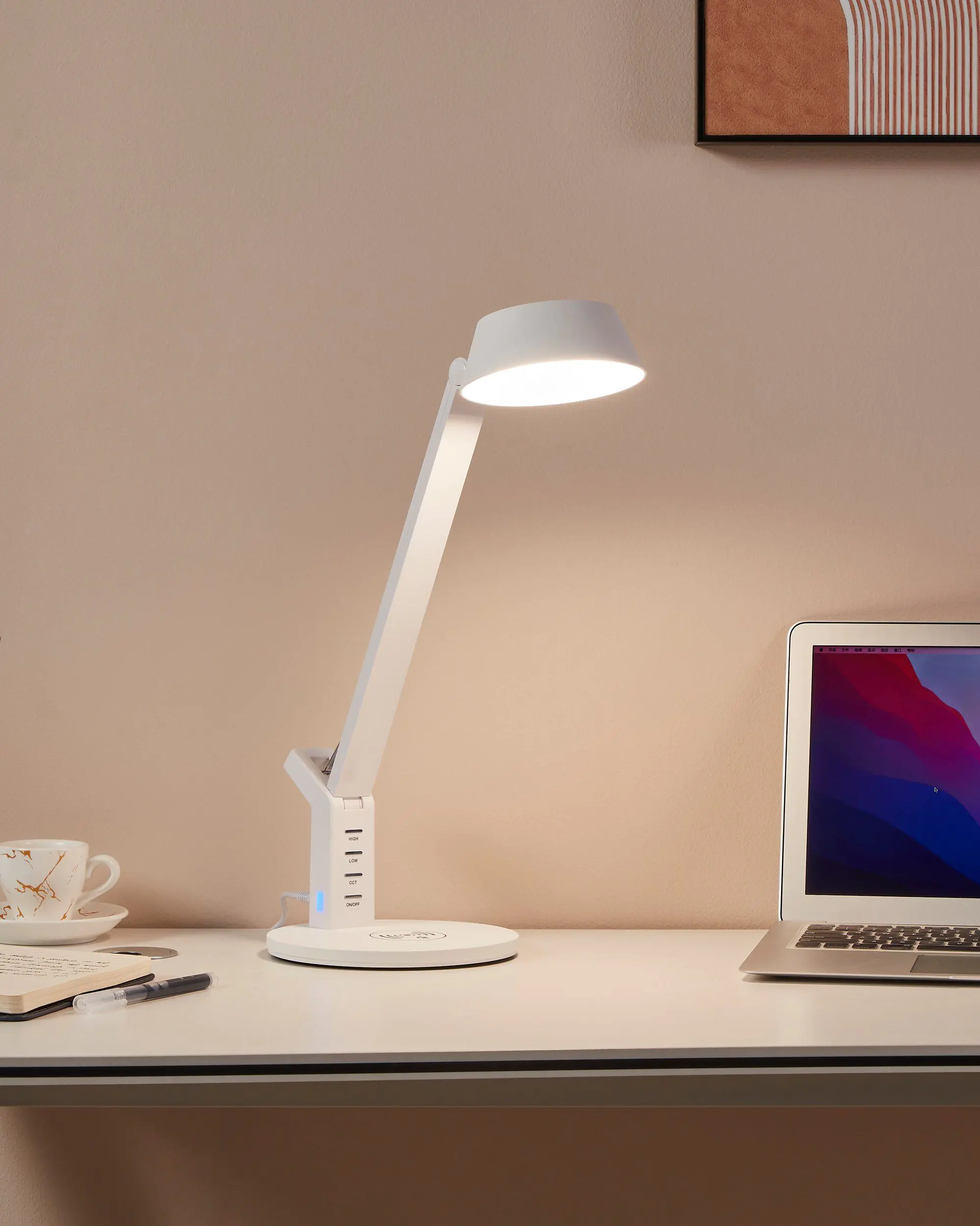Eglo Led CCT Tischleuchte Banderalo weiß dimmbar mit Ladefunktion Eglo Led CCT Tischleuchte Banderalo weiß dimmbar mit Ladefunktion