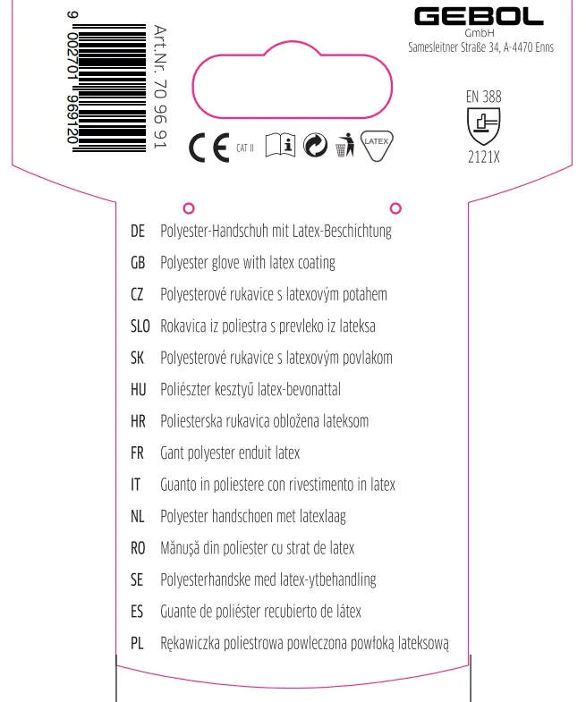 Gebol Handschuh Eco Grip   Gebol Handschuh Eco Grip