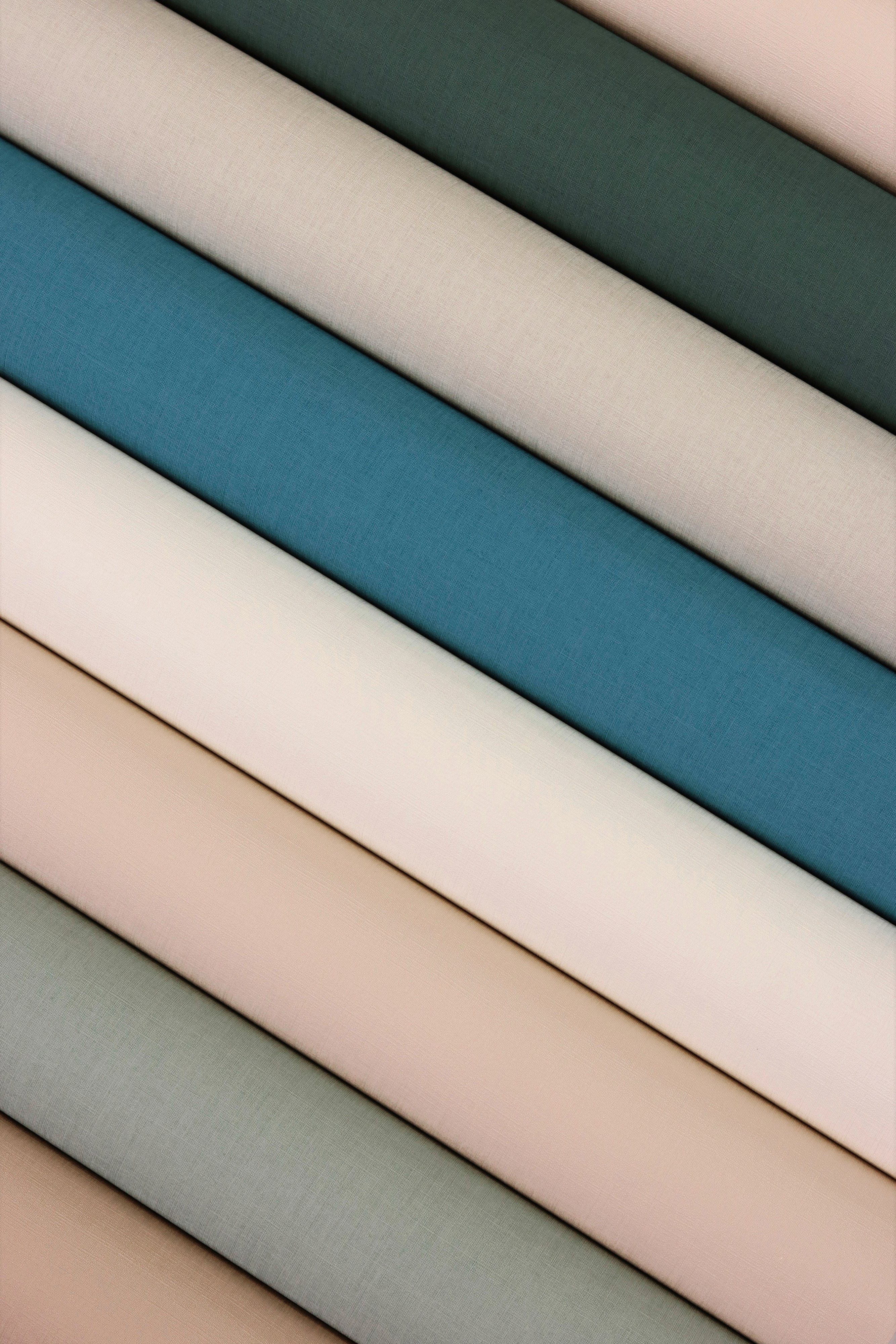 Rasch Vliestapete 690743 Selection, Textilstruktur grün, 10,05 x 0,53 m